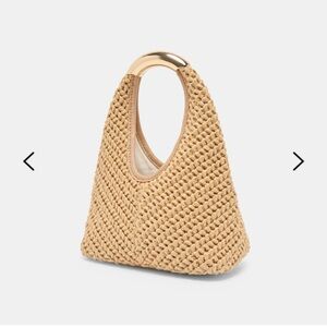 Dolce Vita Eveliser Raffia Handbag